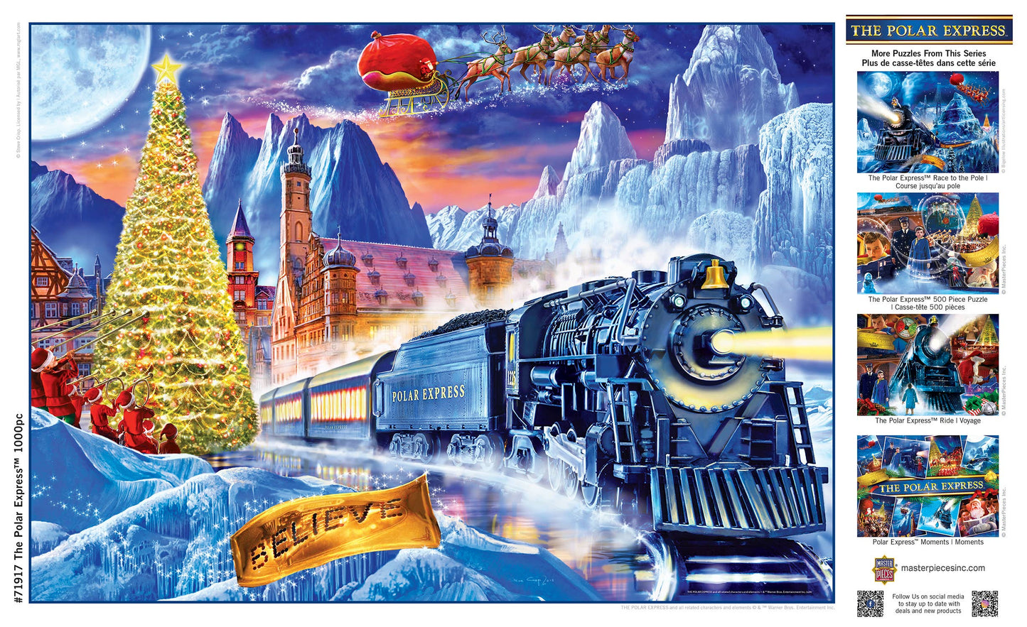 The Polar Express 1000 Piece Puzzle