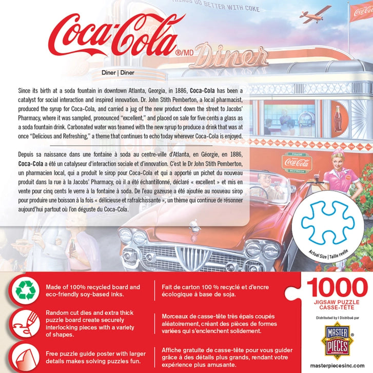 Coca-Cola - Diner 1000 Piece Puzzle