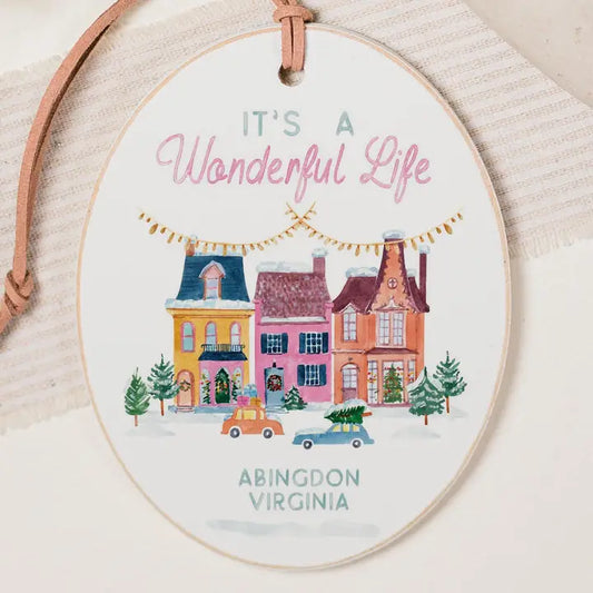 Its A Wonderful Life Oval Ornament