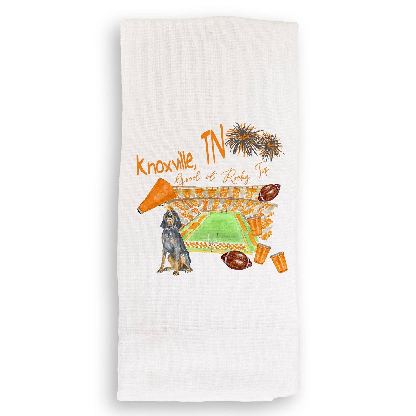 Tennessee Football Pattern: Dishtowel / -