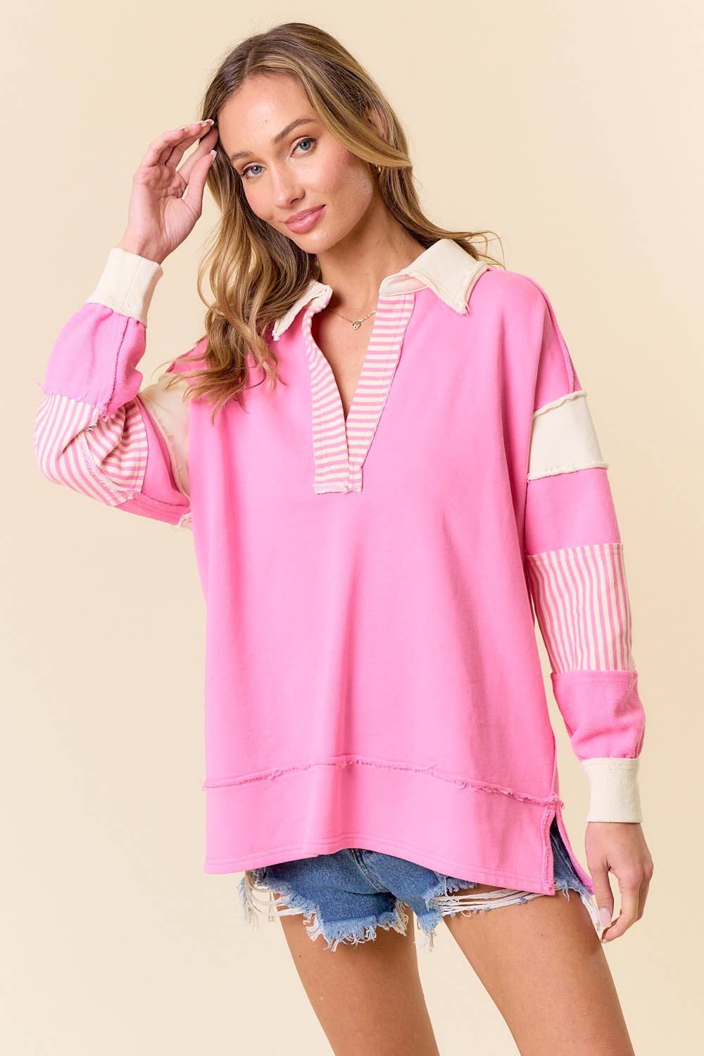 Cozy and oversized pullover