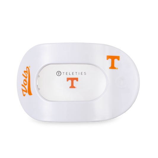 Go Vols! Large Flat Round Hair Clip Teleties