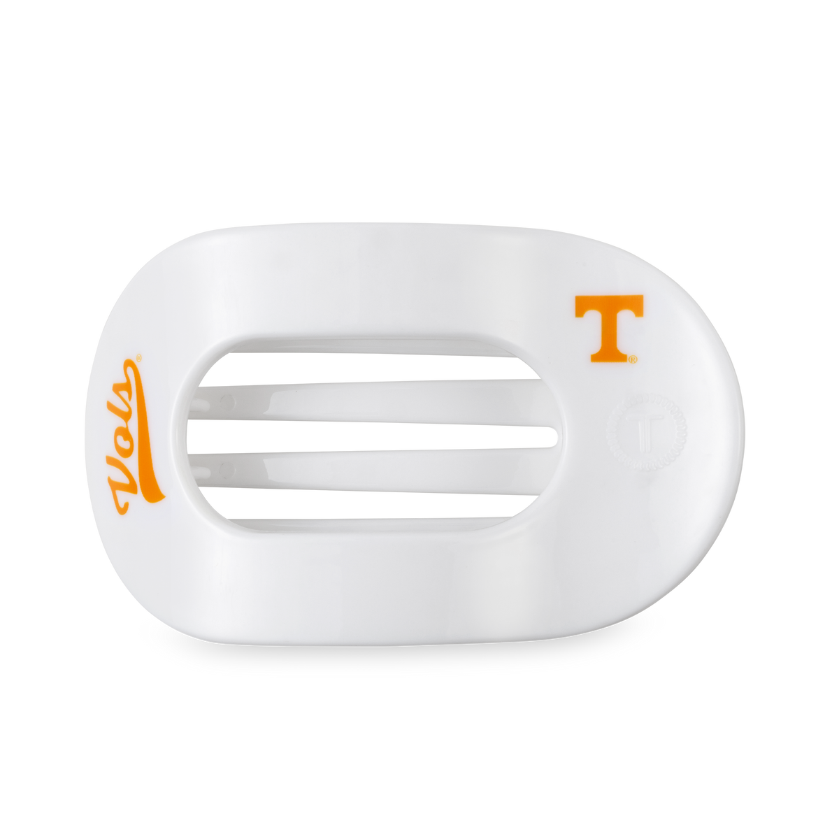 Go Vols! Large Flat Round Hair Clip Teleties