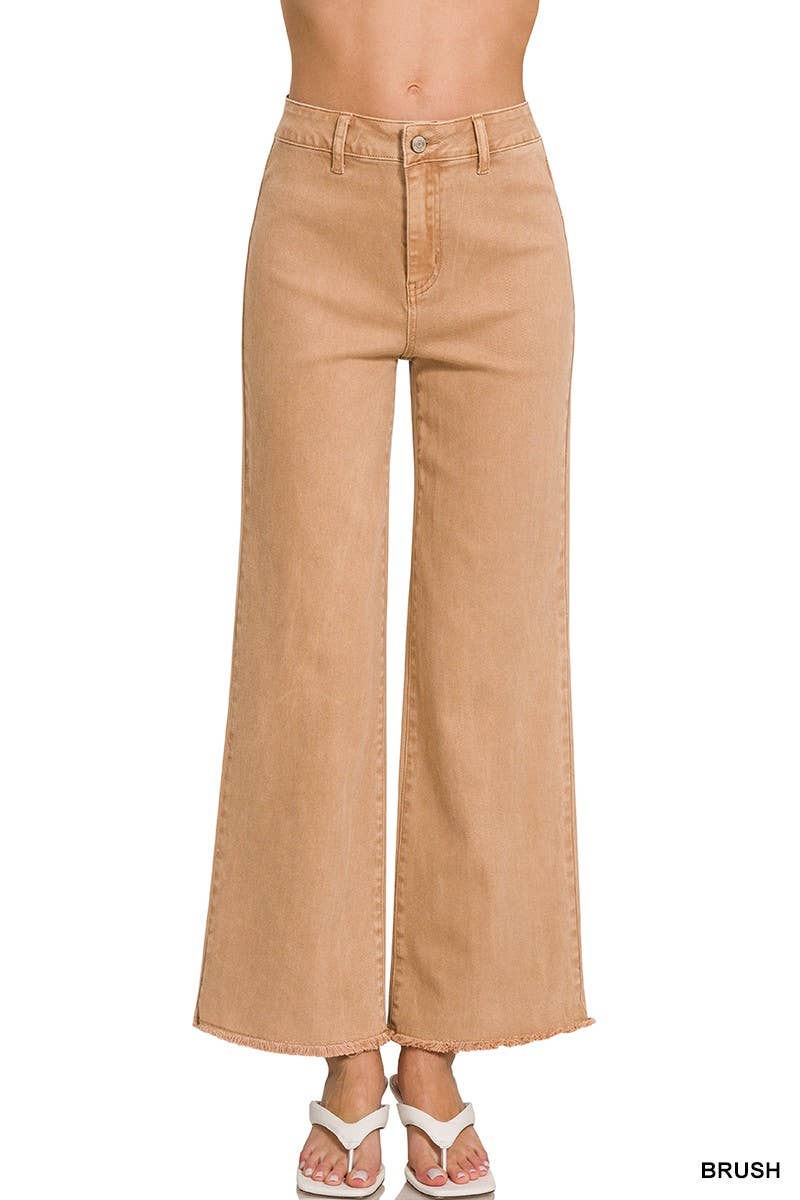 Brush Acid Washed Pants