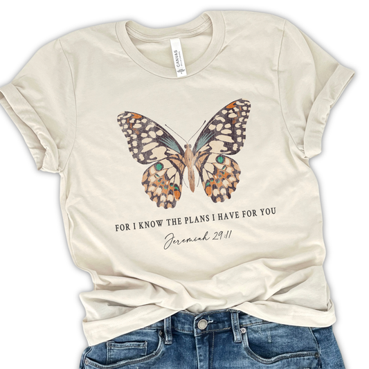 For I know Christian women's graphic t-shirt