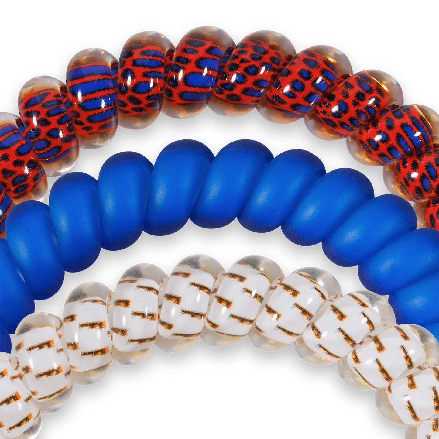 Spiral Hair Coils | Small | Go Gators! Hair Ties