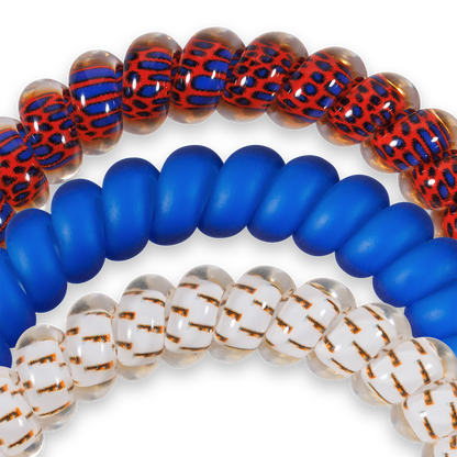 Spiral Hair Coils | Small | Go Gators! Hair Ties