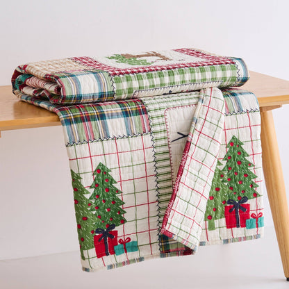Home for Christmas Quilted Throw