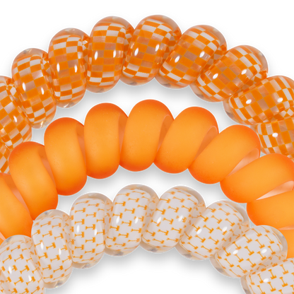 Spiral Hair Coils | Large | Go Vols! Hair Ties