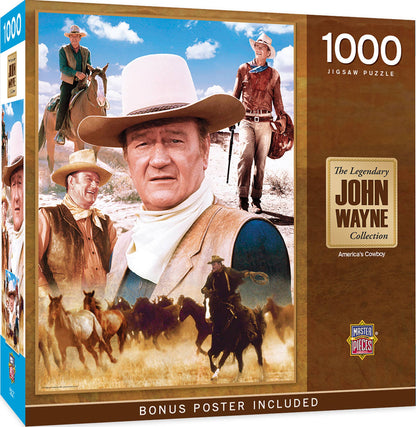 John Wayne Collection - America's Cowboy 1000 Piece Puzzle