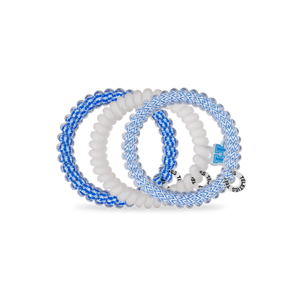 Spiral Hair Coils | Small | Go Big Blue! Hair Ties