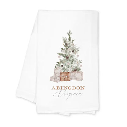 Abingdon, Virginia Cottage Tree Towel