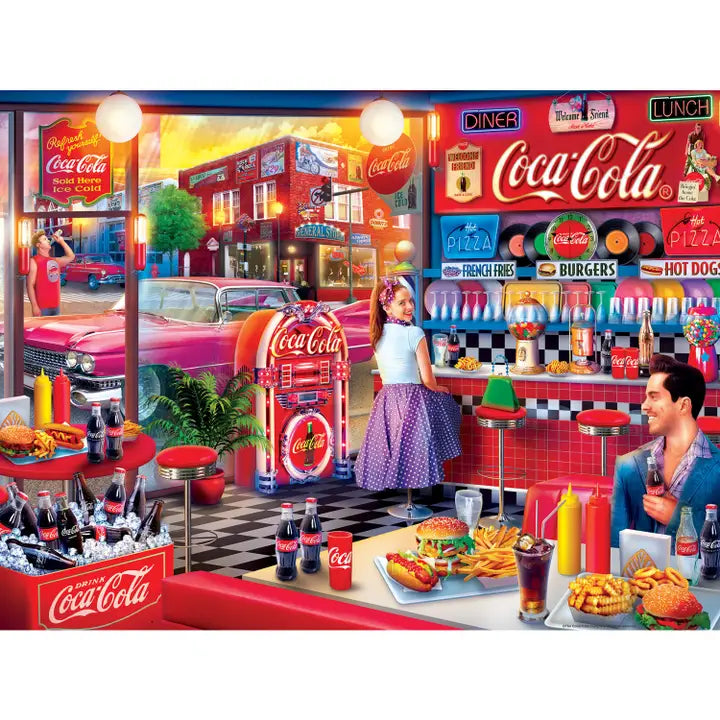 Coca-Cola - Soda Fountain 300 Piece Ez Grip Puzzle