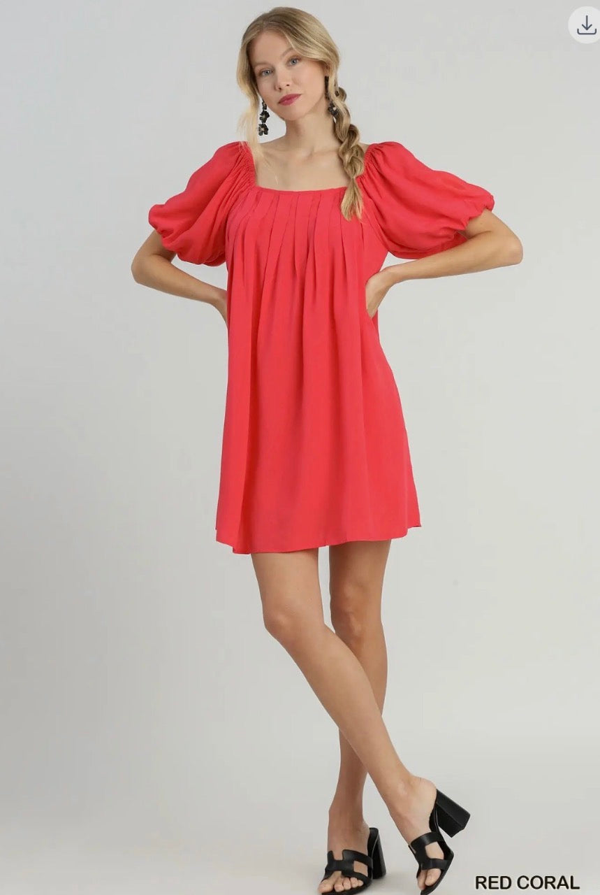 Umgee Short Sleeve Dress