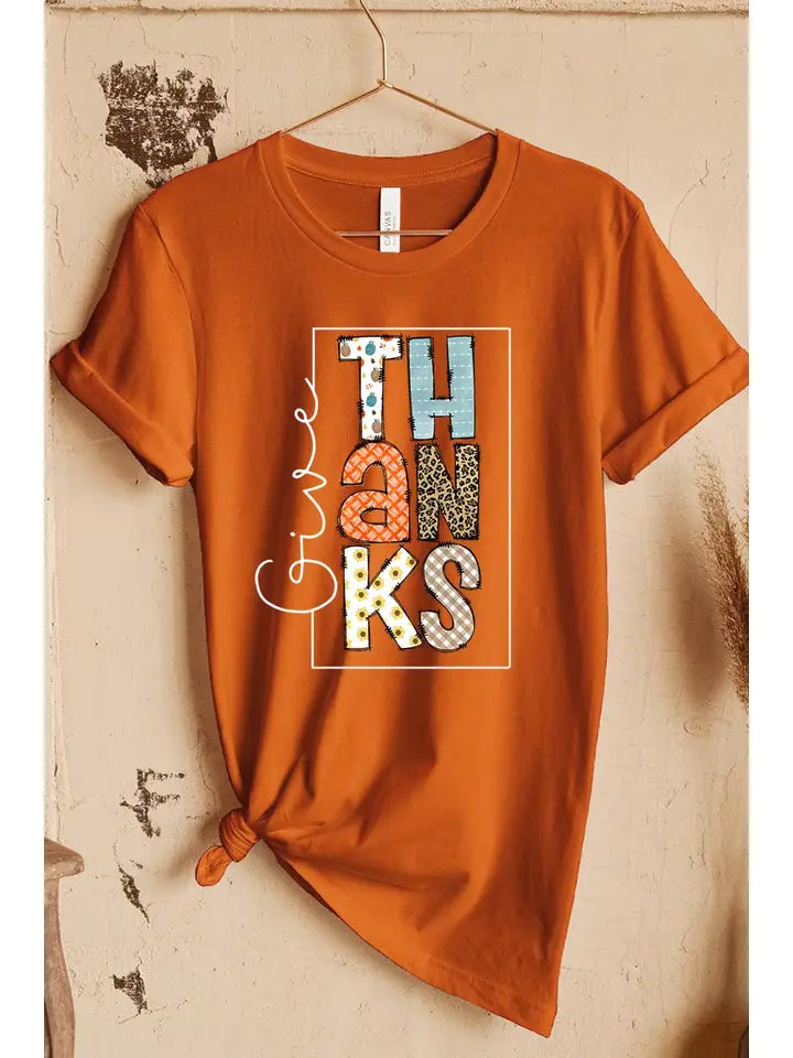 Give Thanks Unisex Short Sleeve