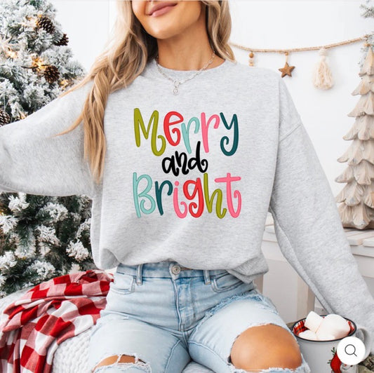 Merry and Bright Sweatshirt