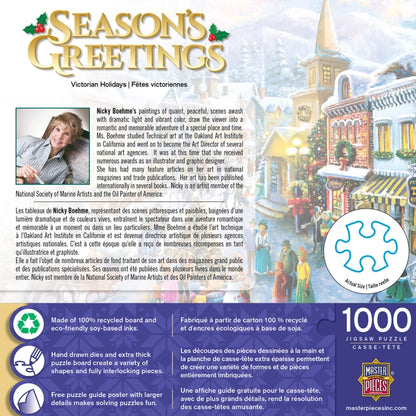 Season's Greetings - Victorian Holidays 1000 Piece Puzzle