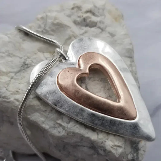Tall Heart Necklace