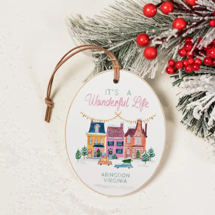 Its A Wonderful Life Oval Ornament