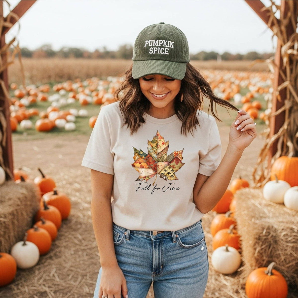 Sublimated Fall For Jesus Tee