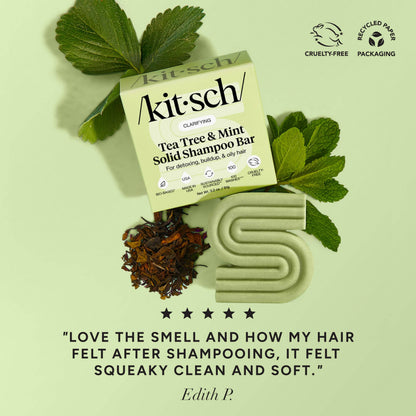 Tea Tree & Mint Clarifying Shampoo & Conditioner Bar Combo
