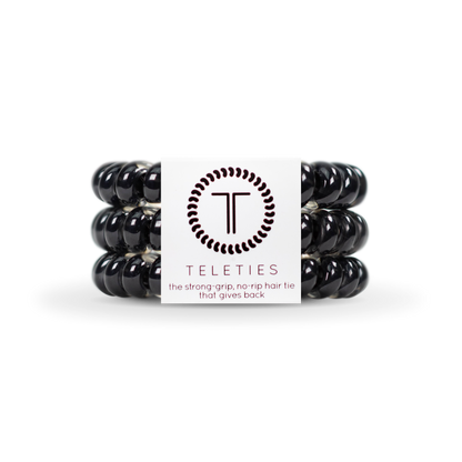 Jet Black Large Teleties
