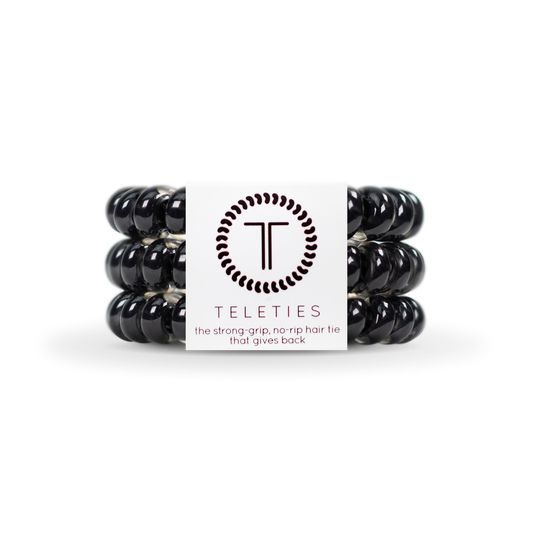 Jet Black Large Teleties