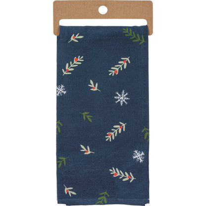 Friends Are Like Snowflakes Kitchen Towel