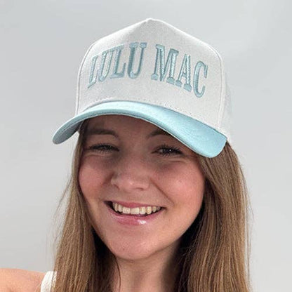 LULU MAC HAT LIGHT BLUE