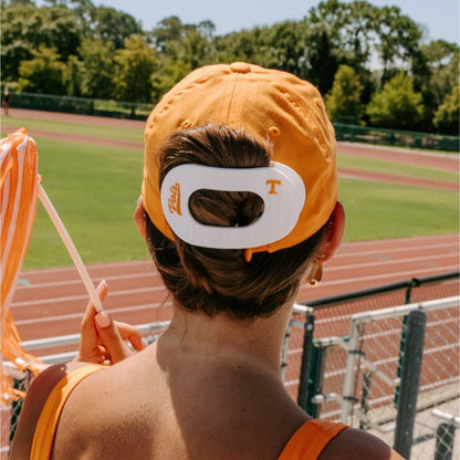 Go Vols! Large Flat Round Hair Clip Teleties