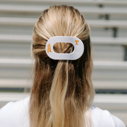 Go Vols! Medium Flat Round Hair Clip Teleties