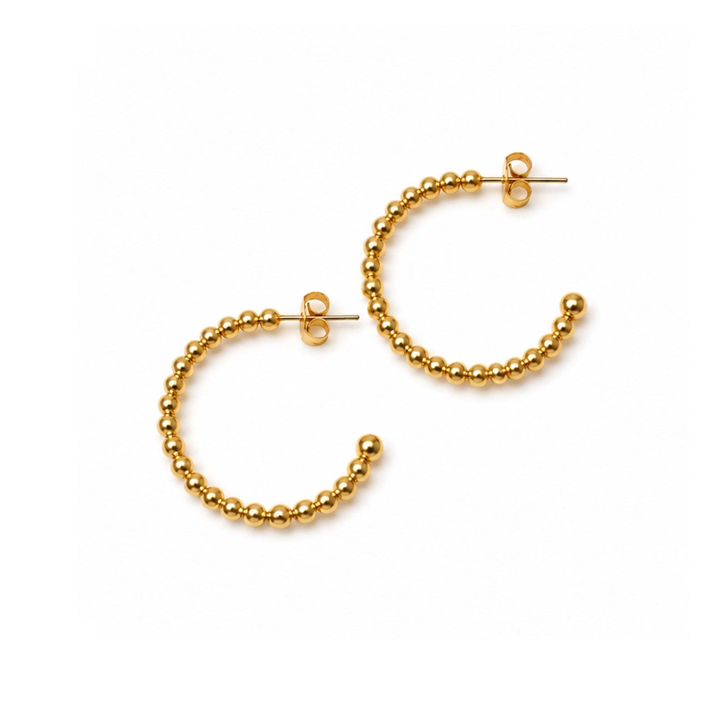 GOLD HOOP EARRINGS