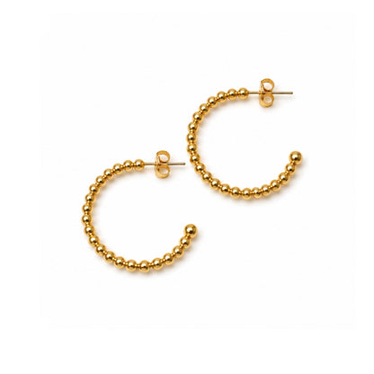 GOLD HOOP EARRINGS