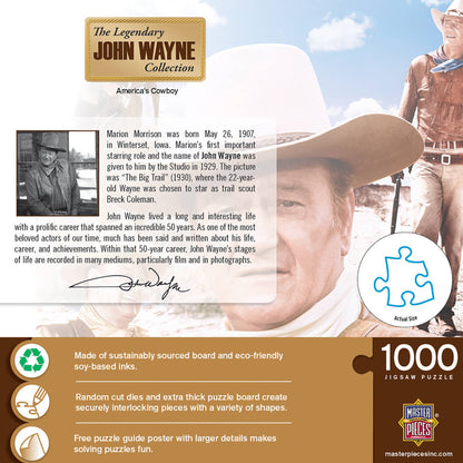 John Wayne Collection - America's Cowboy 1000 Piece Puzzle